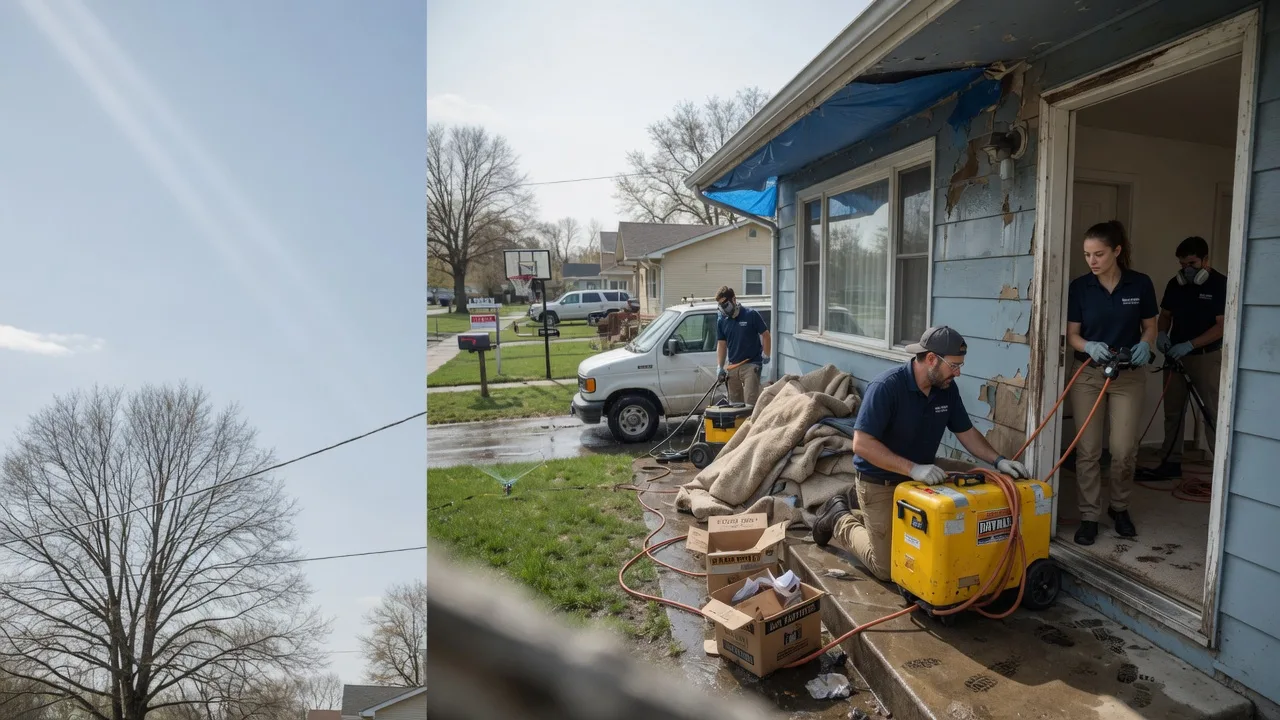 Basement Flood Cleanup in Driscoll, ND near me